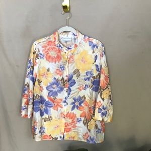 Alfred Dunner Floral Blouse 14P